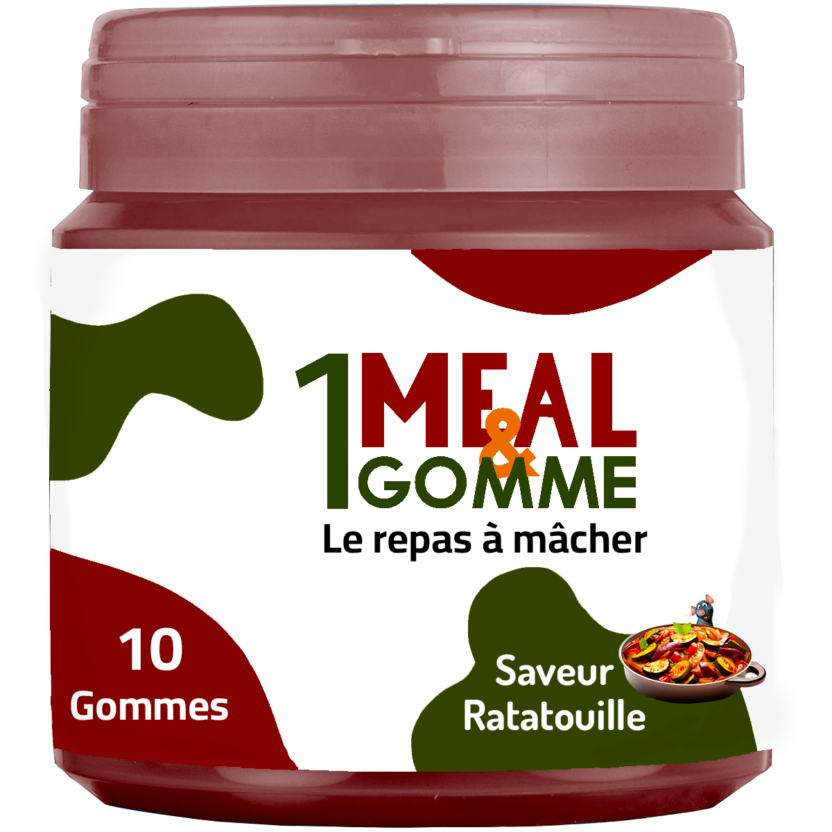 Gommes Ratatouille - Boite de 10