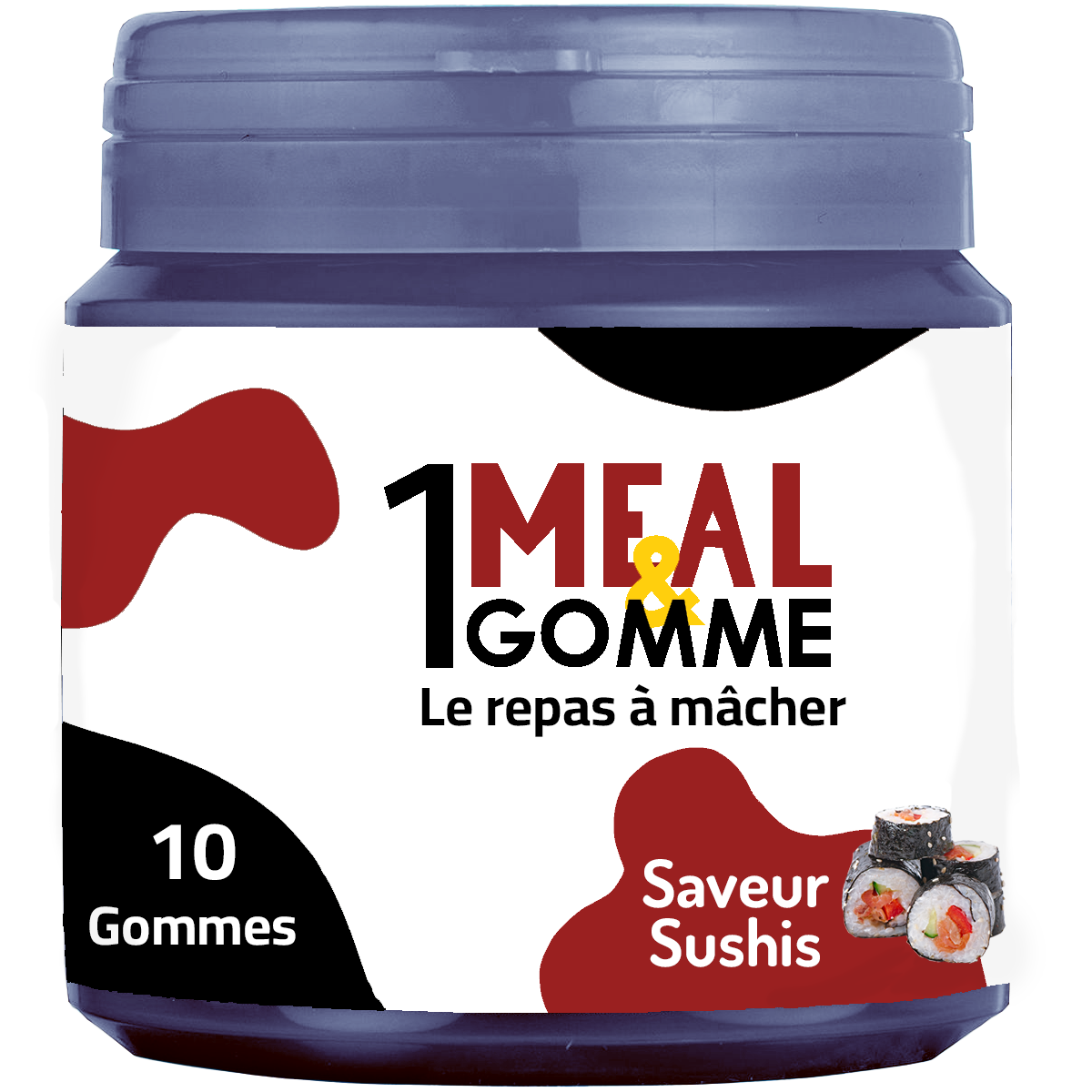 Gommes Sushi - Boite de 10